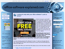 Tablet Screenshot of office-software-explained.com